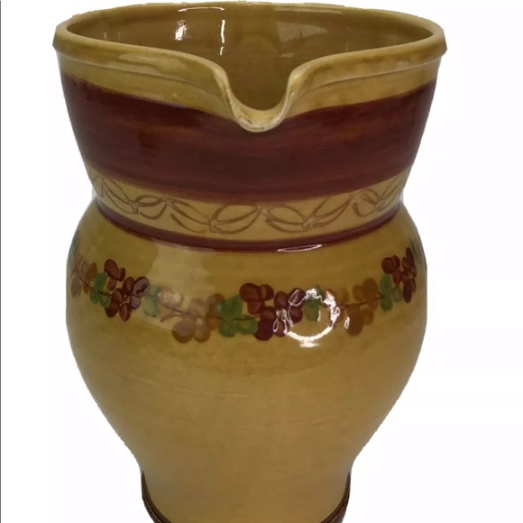 Terre E Provence Pottery Jug Pitcher France - Picture 4 of 10